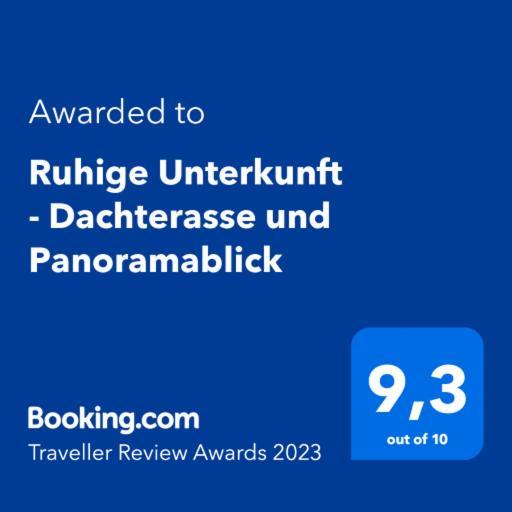 Ruhige Unterkunft - Dachterasse Und Panoramablick 瓦尔施泰因 外观 照片