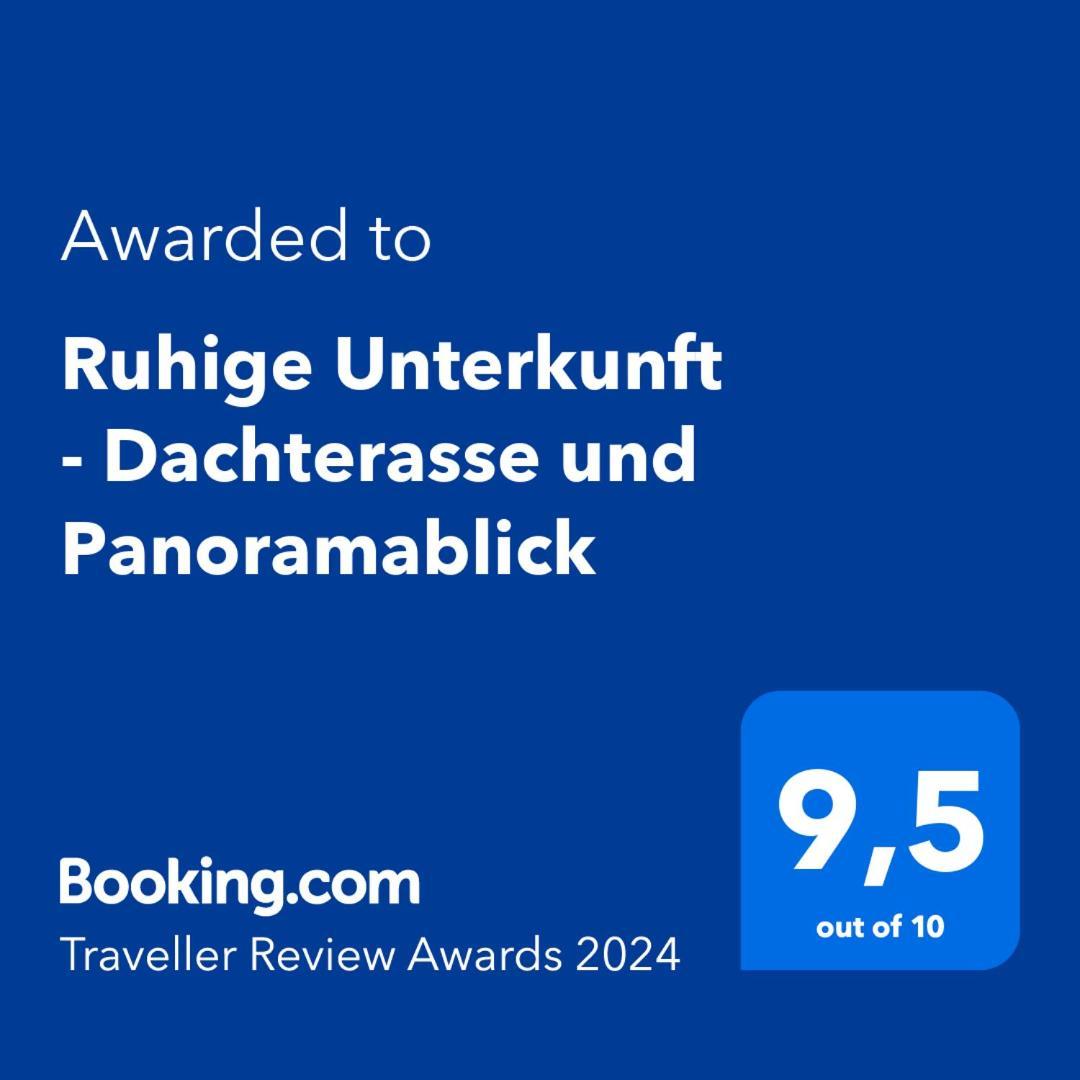 Ruhige Unterkunft - Dachterasse Und Panoramablick 瓦尔施泰因 外观 照片